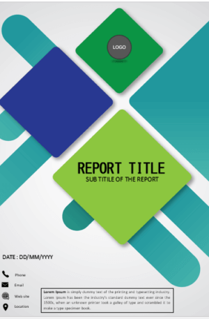 Geometric tiles cover page