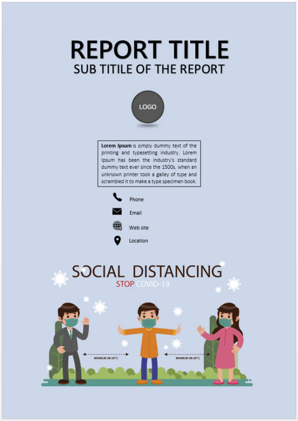 Social Distancing Cover Page